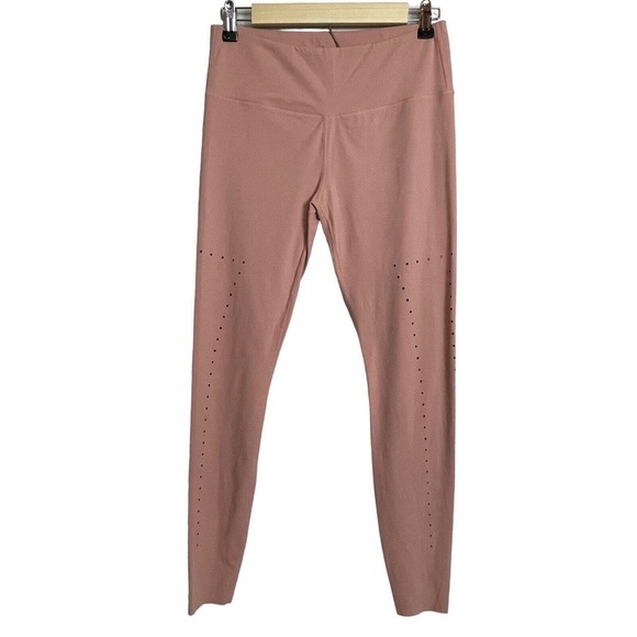 Varley Laser Perforated Bubble Gum Pink Leggings Size M - Picture 1 of 10